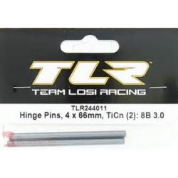 Team Losi Racing 4x66mm TiCn Inner Hinge Pin (2)